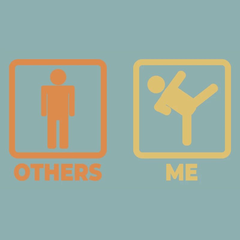 Karate Stick Figures