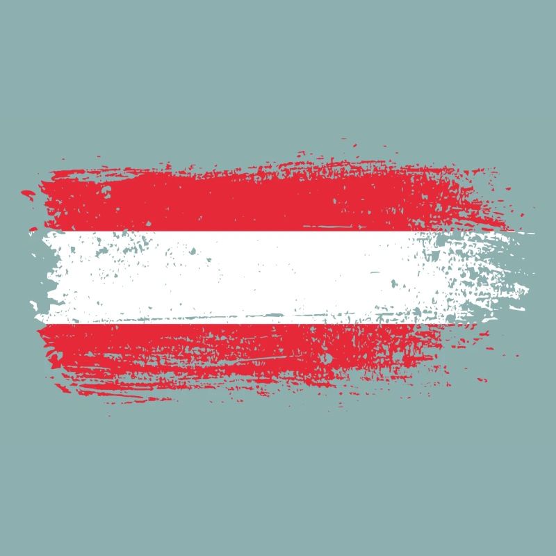 Austrian Brushstroke Flag