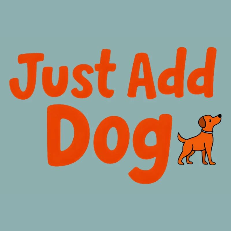 Ajoutez simplement l’impression de chien