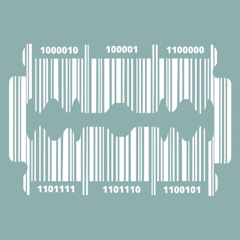 Rasierklinge mit Code