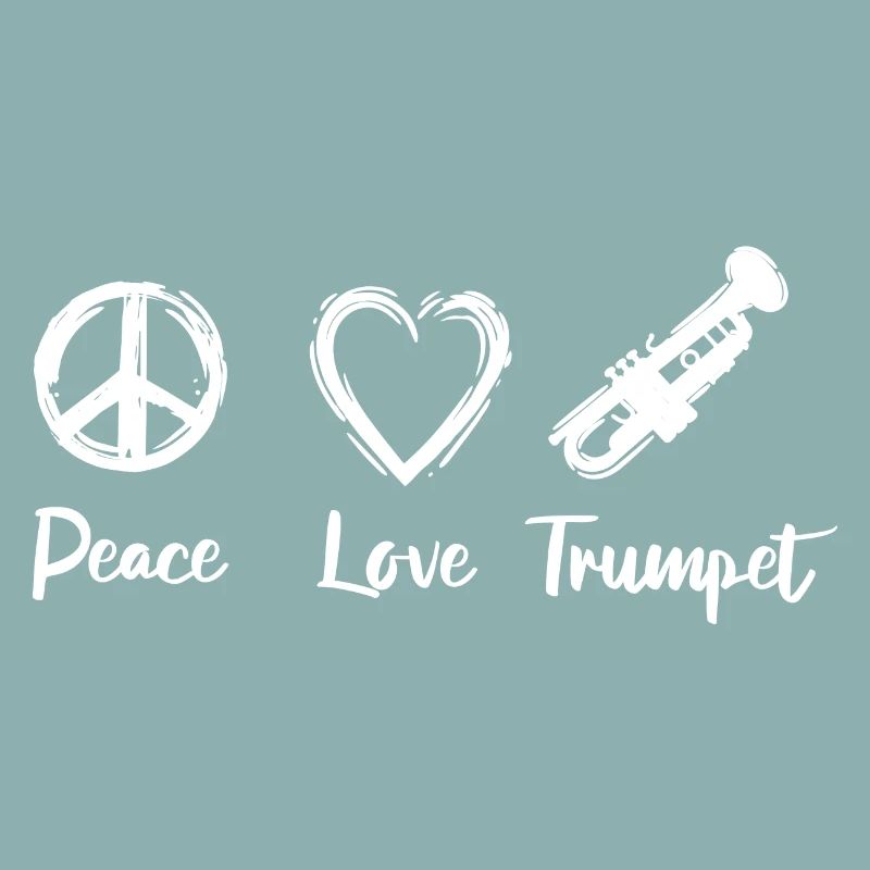 Trompette Paix Amour