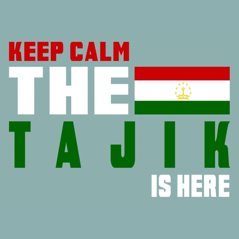 Design du drapeau du Tadjikistan Keep Cal