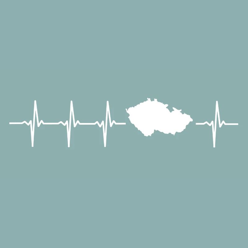J'aime la République tchèque (heartbeat République tchèque)