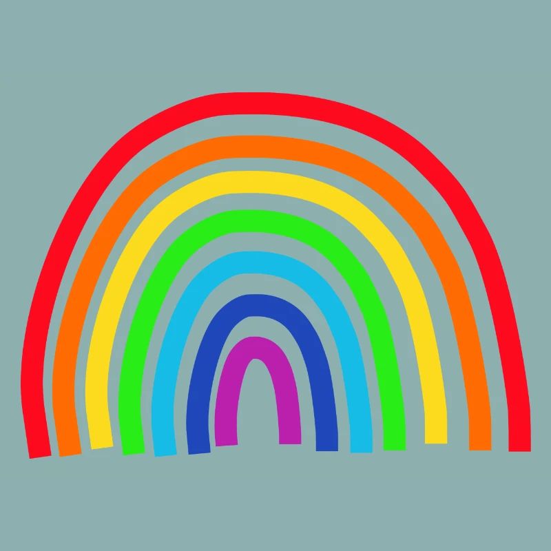Regenbogen bunt