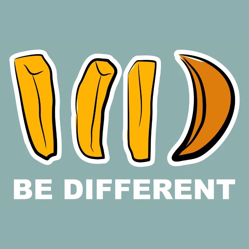 Anders, Different, Aussenseiter, Pommes, Geschenk,