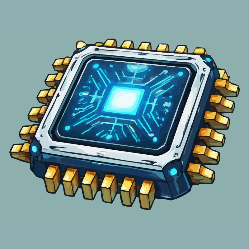 Luminous Microchip Digital Core