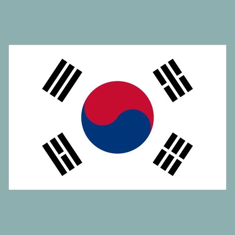 Drapeau national de Corée du Sud
