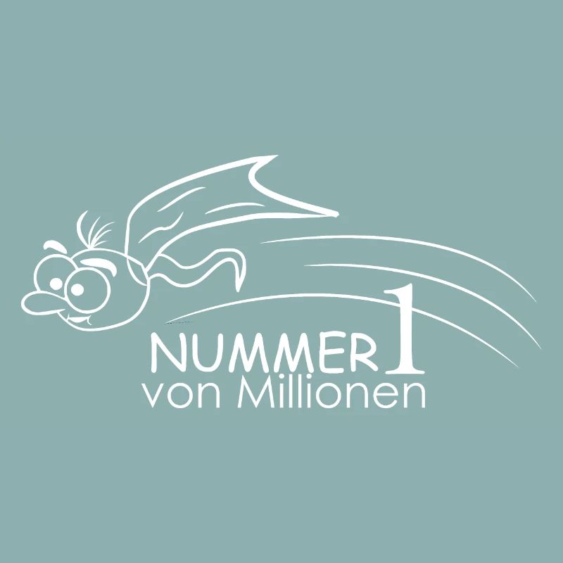 Numéro 1 des millions de spermatozoïdes drôles