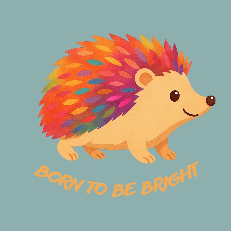 Bunter Igel