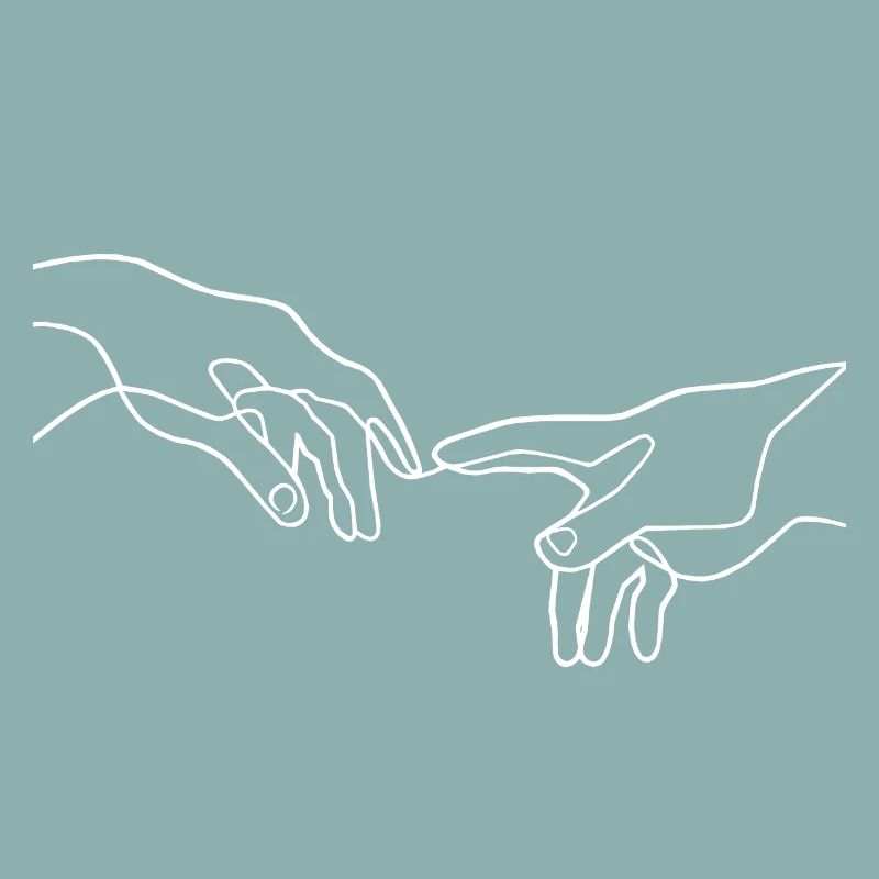 La création des mains d’Adam