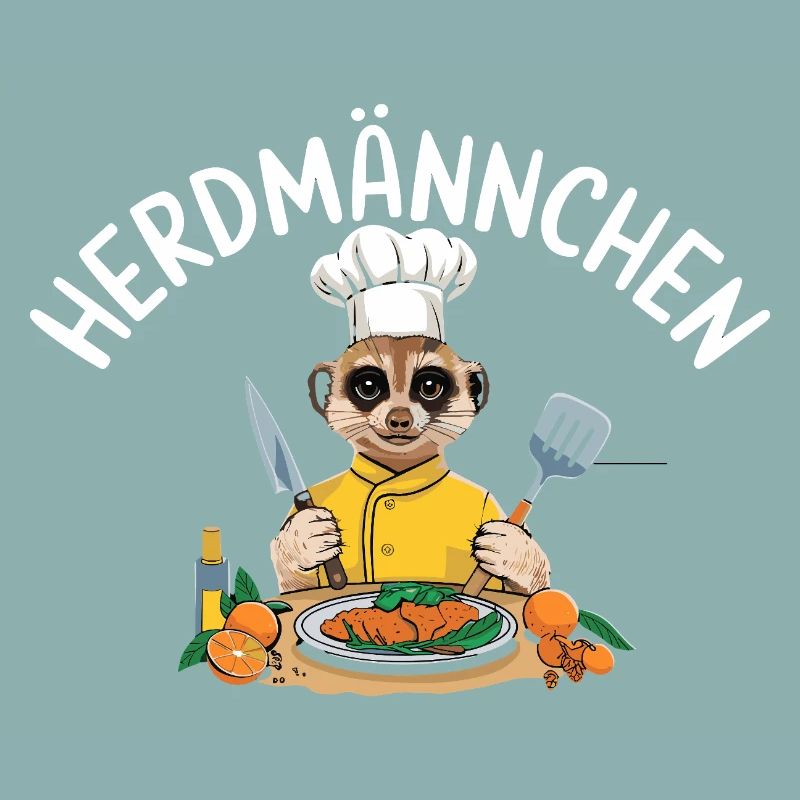 Herdmännchen Koch Suricate Pun