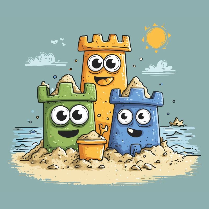 Héros bac à sable sur la plage