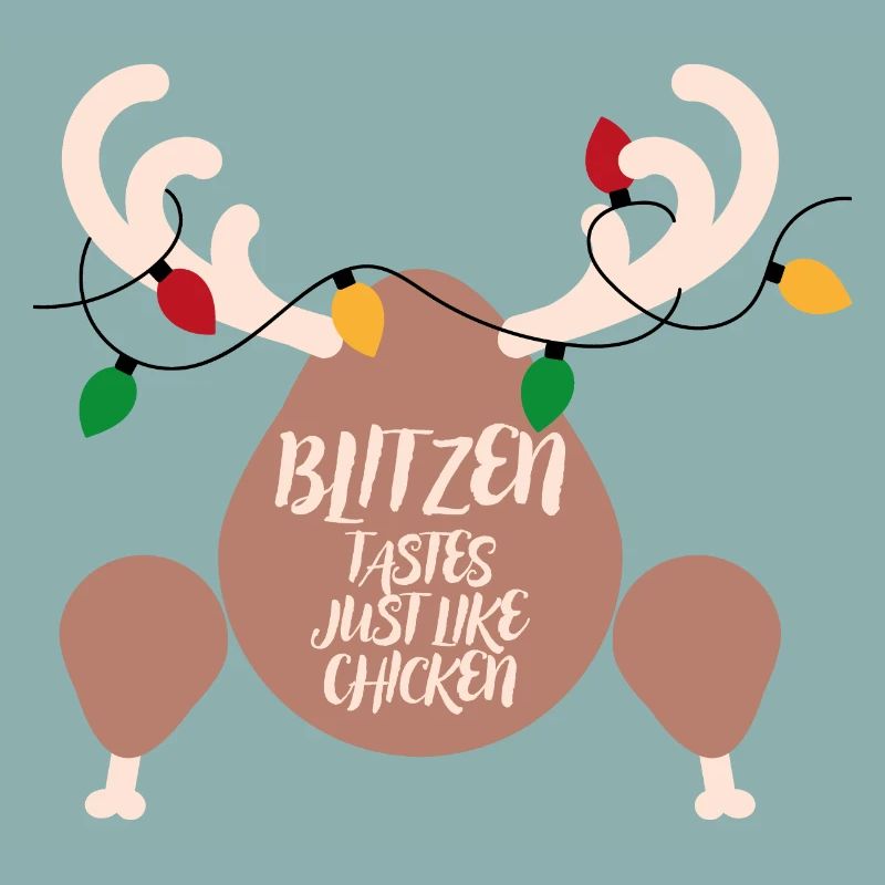 Cuisse décorée: goût poulet