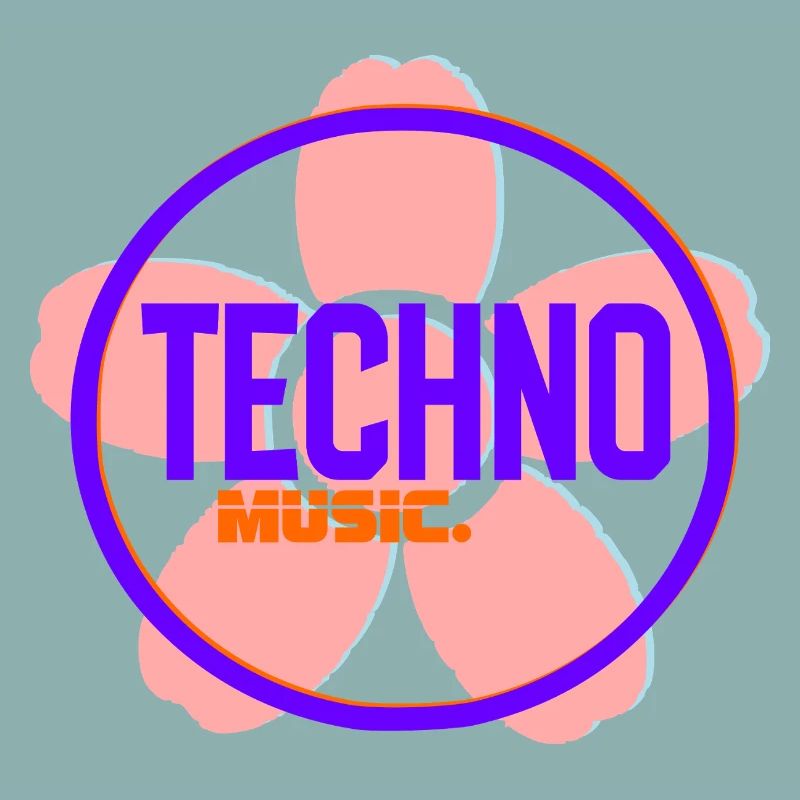 Techno Circle Neon-Logo
