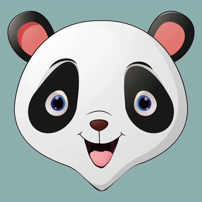 Visage de panda