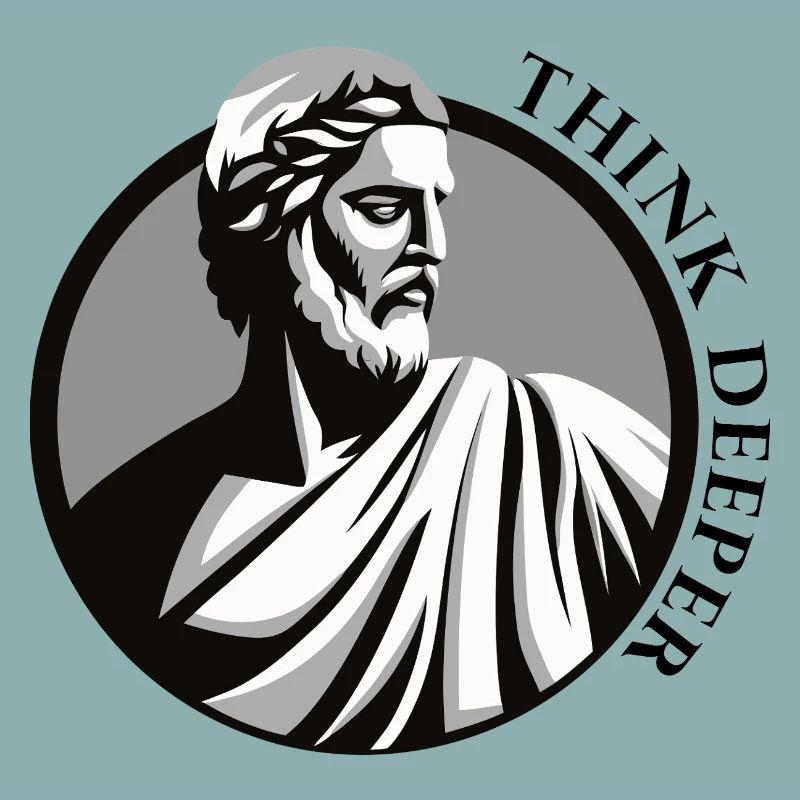 Classic Greek Philosopher | "Think Deeper" | Stoic
