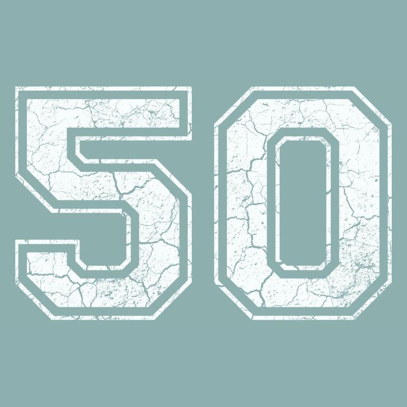 50 dans blanc in Used Look
