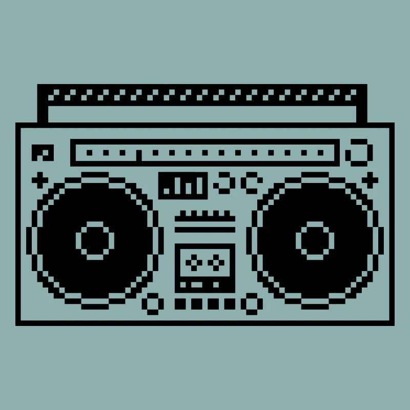 8bit Pixel Boombox