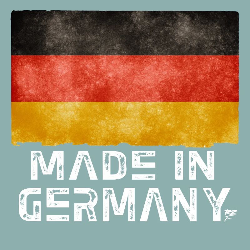 Drapeau Made in Germany – Style vieilli