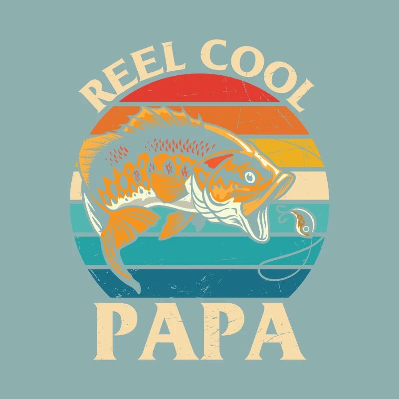 Citation de pêche Moulinet Cool Papa Conception de pêche