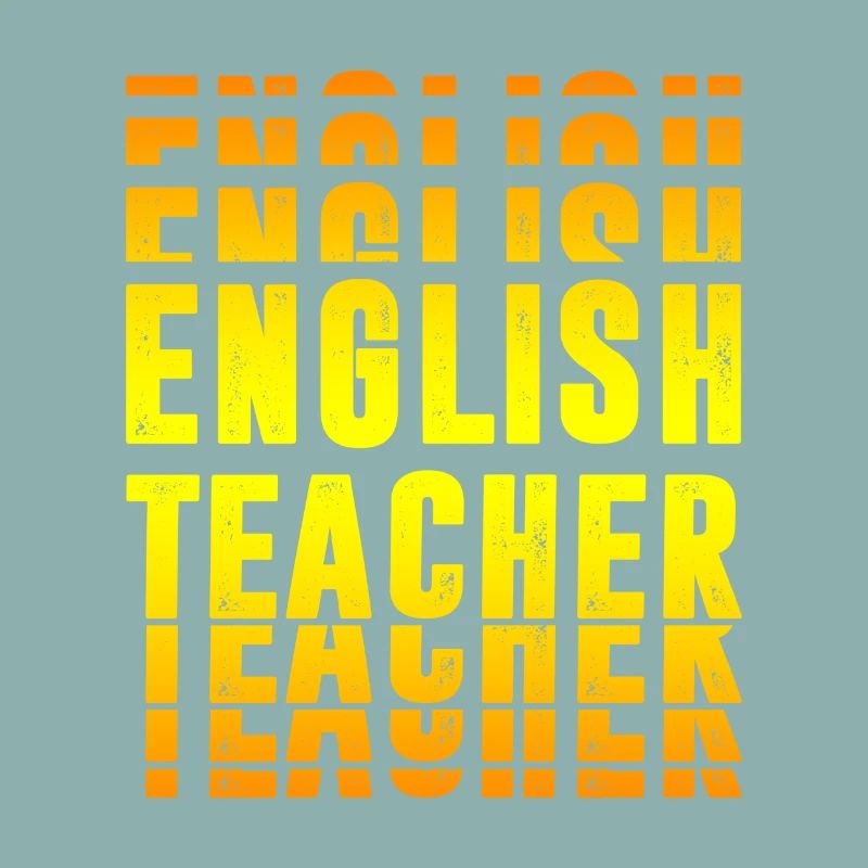 Englisch Lehrer Design