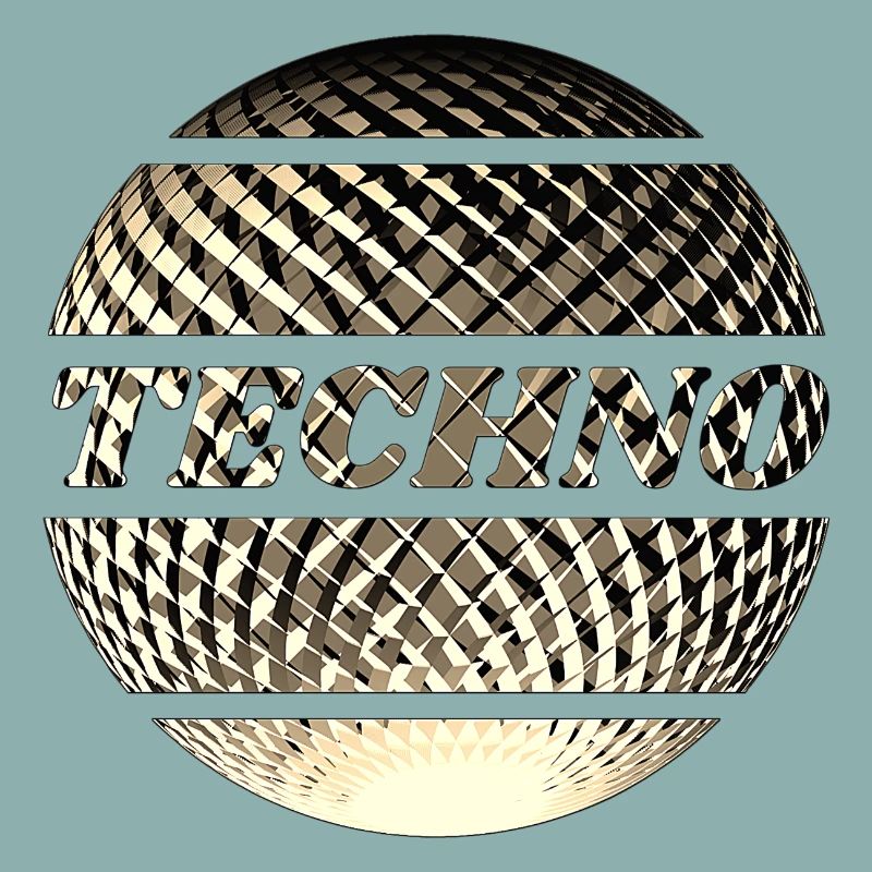 Boule techno disco or