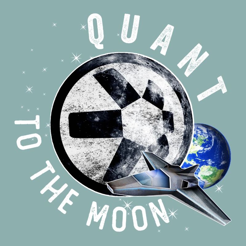 Quant Krypto Shirt Crypto Blockchain Geld Geschenk