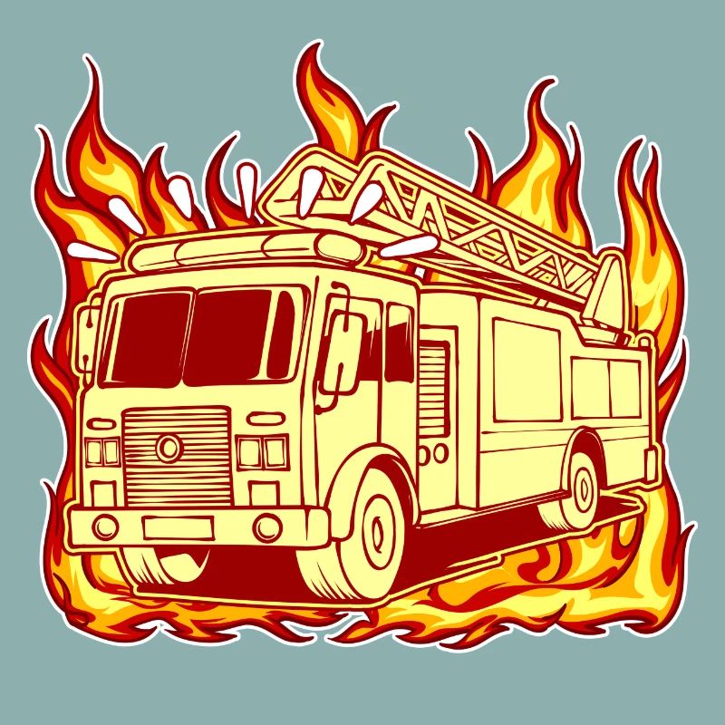 Fire Burning Fire Brigade Fire Engine Fire Protection