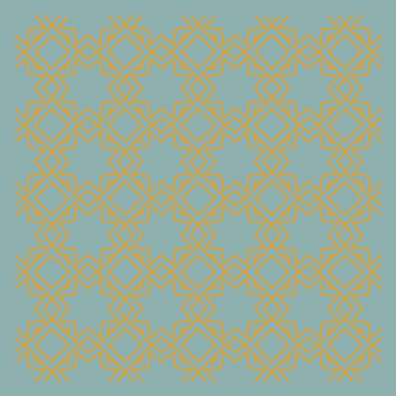 Golden arab islamic pattern