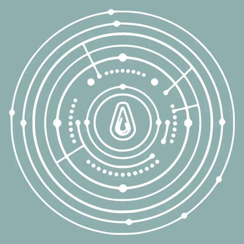 Crop Circle Planet System Abstract Vector