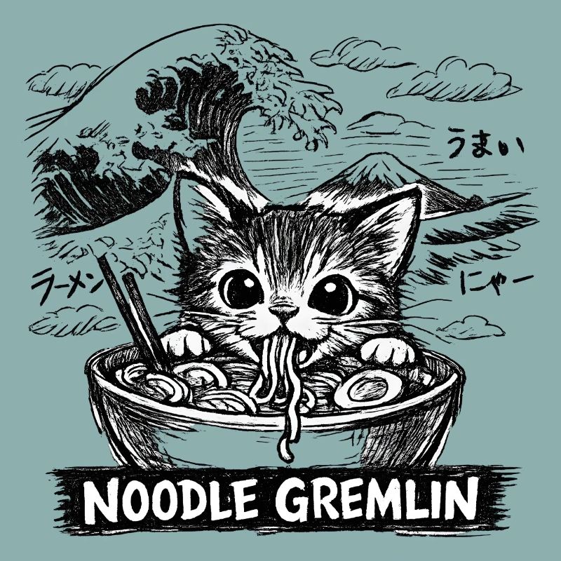 Anime Ramen de chat