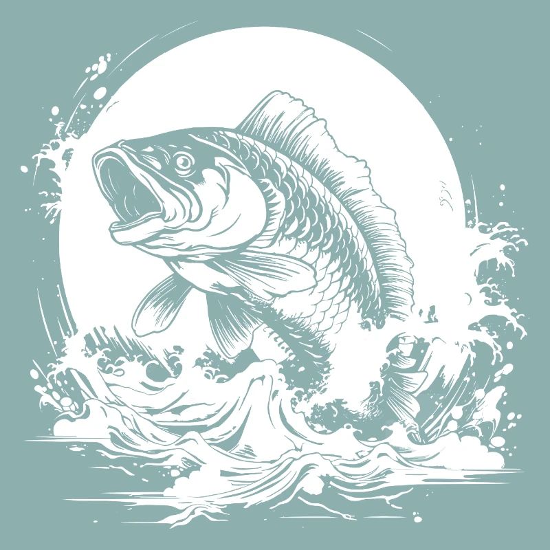 Dessin de pêche