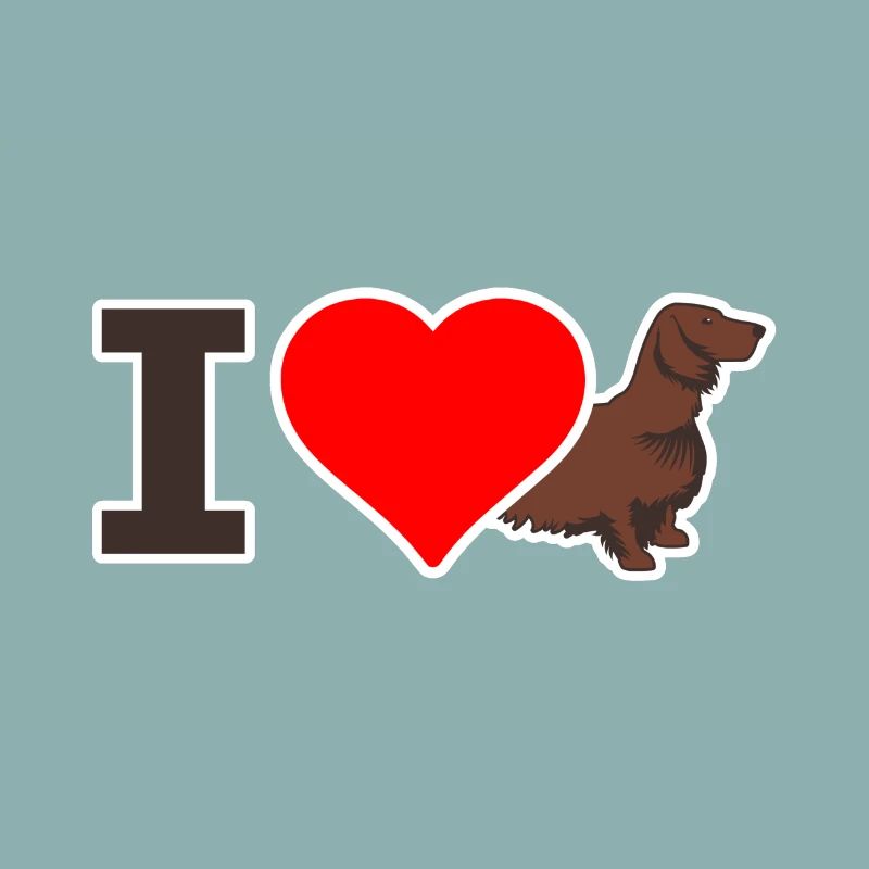 J'AIME teckel Langhaar DACKEL iloveteckel