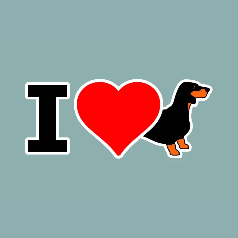 J'AIME Teckel Teckel iloveteckel