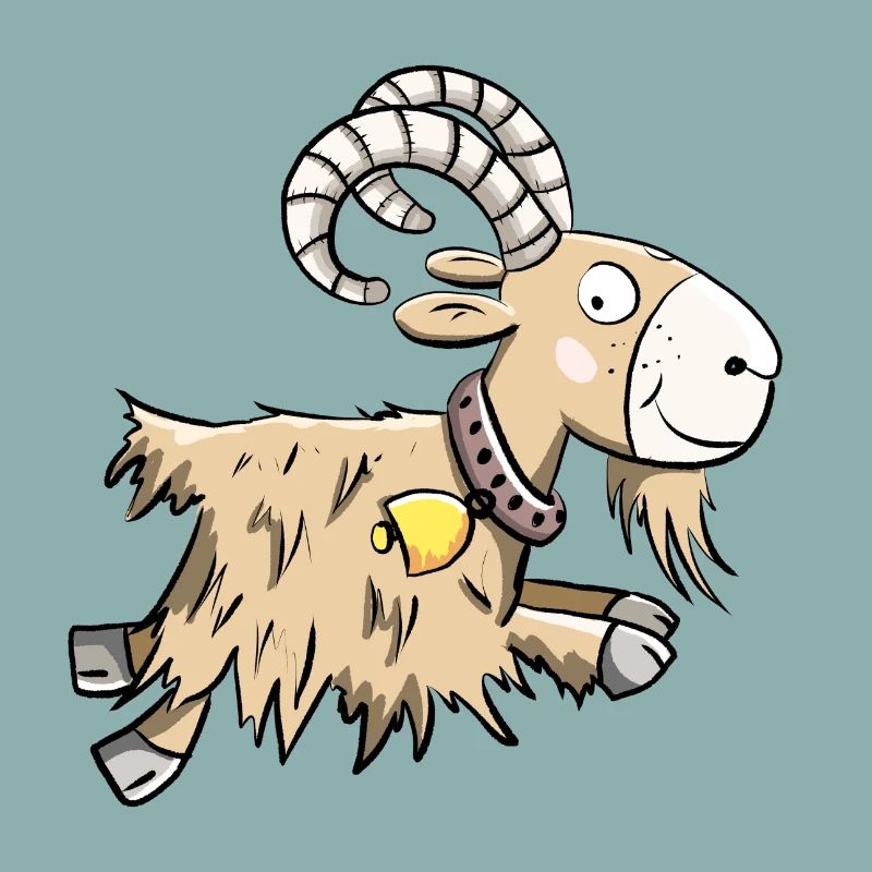 Erratic Goat I Aries I Goat Gift