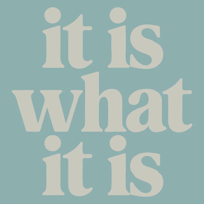 It Is What It Is: Neutral Serif Typography
