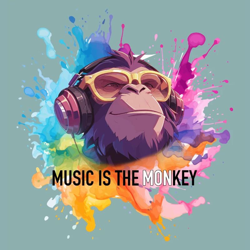 Music is the monkey pun