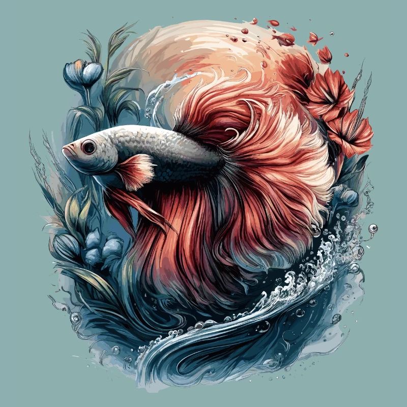 Betta Splendens, Aquarium de poissons Betta, Bettafan