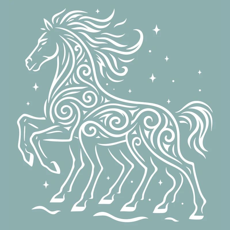 Rauhnächte Odin : Sleipnir à cheval - Chasse sauvage