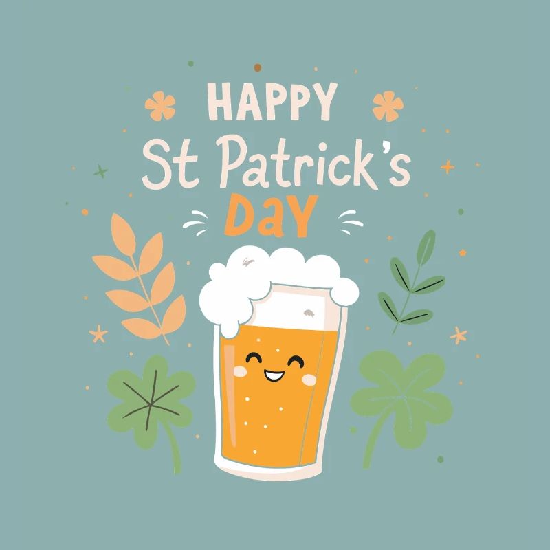 Bière joyeuse Saint Patrick