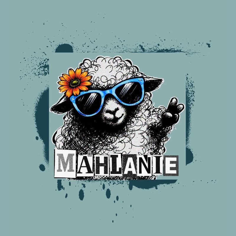 Mählanie – Cool Sheep Pop Art Graffiti