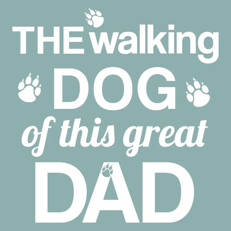 WALKING Dog walking dad master walk