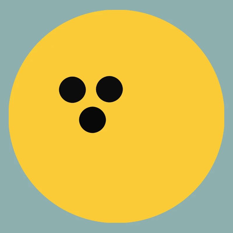 Bowling ball, bowling yellow