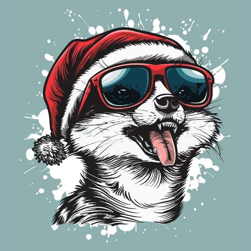 Suricate Noël Drôle