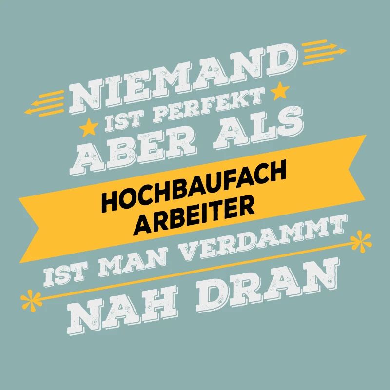 Hochbaufacharbeiter Beruf Geschenk