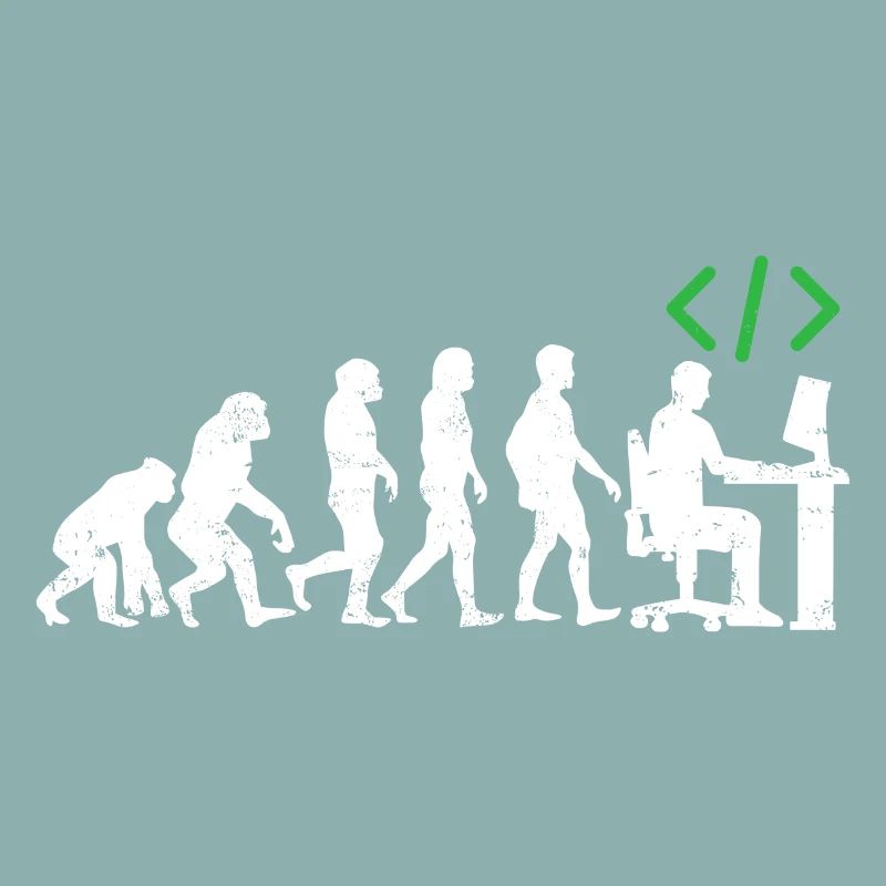 Programmierer Evolution geschenk coder java c++