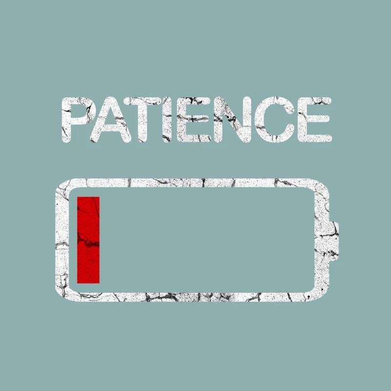 Battery empty Patience brushed