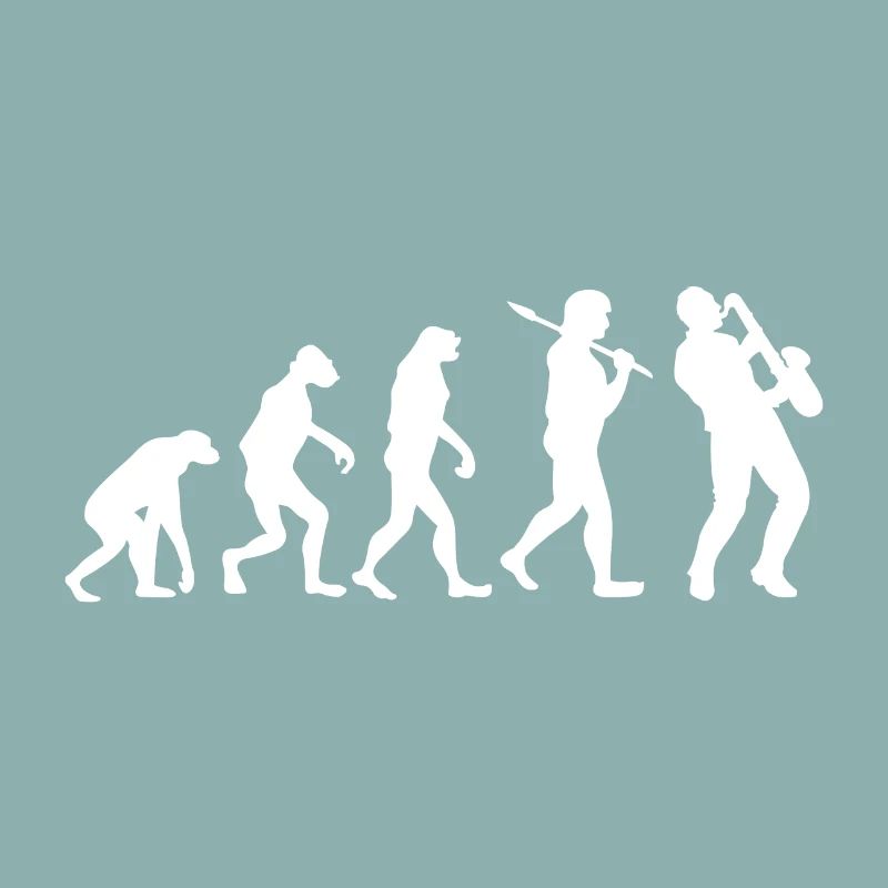 Evolution Saxofon Geschenk Musik Saxophon