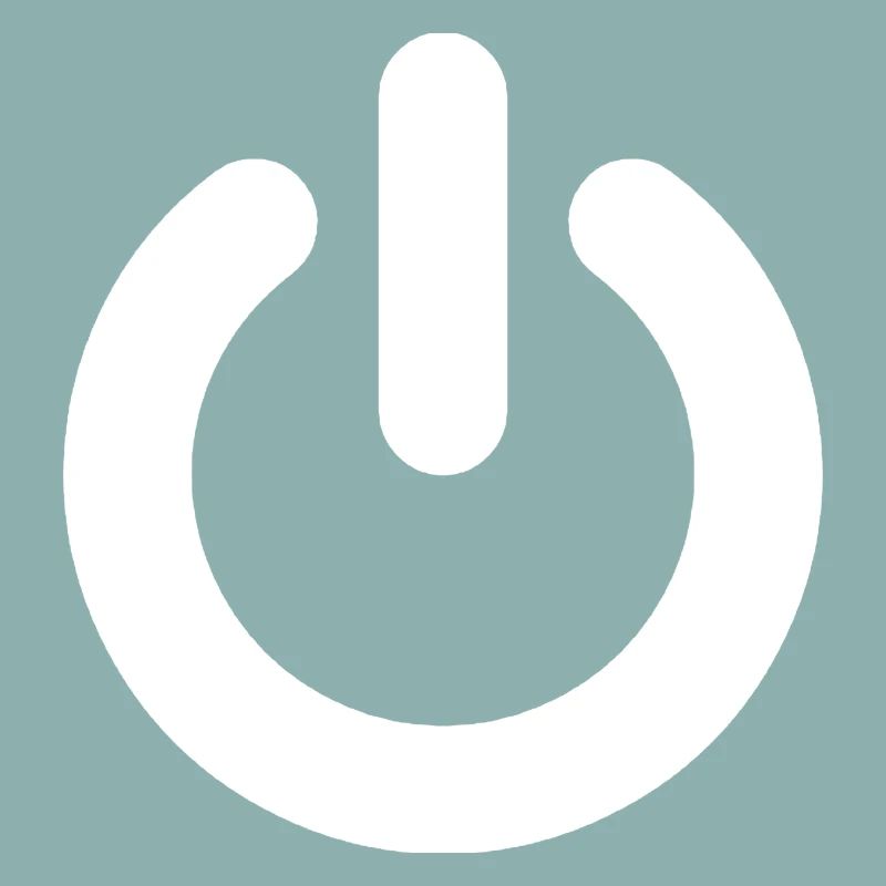 Power Button White