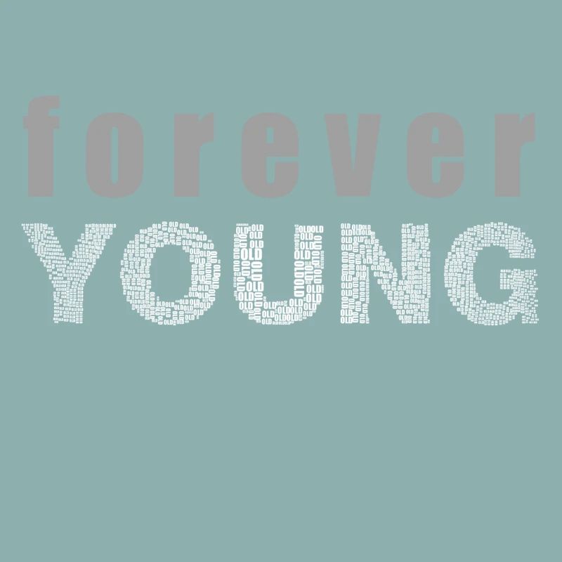 forever young Geschenkidee jung Mädchen